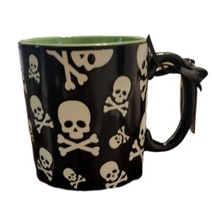 Skull and Crossbones Halloween Fall Mug